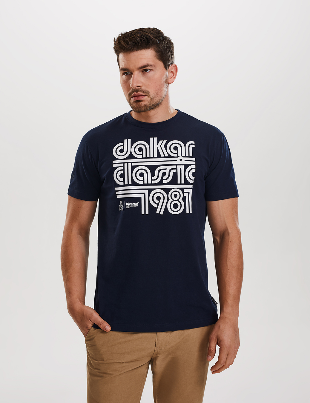 T-Shirt Retro Calssic - navy