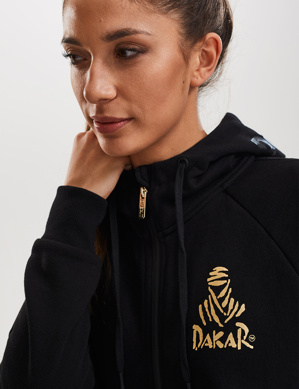Hoody-Sweatshirt  Dakar Logo ( VIP Edition  4), black - Women
